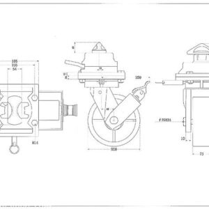 Roues Porteuses de Transport pour Conteneur Maritime (Lot de 4 Pièces) – Image 3