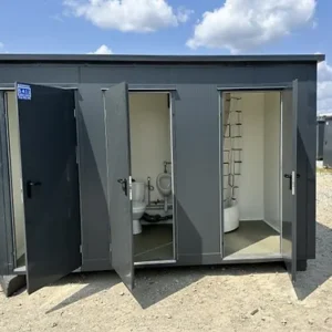 Conteneur Sanitaire avec 3 Cabines – Image 7