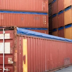 Conteneur maritime de 40 pieds Open Top "Cargo Worthy" (CW) d'occasion – Image 6