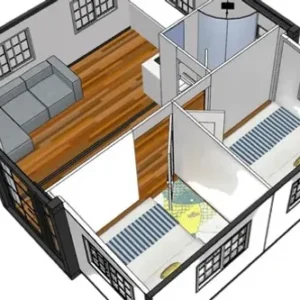 Conteneur Mobile Tiny House Deluxe (19x20ft), 2023 – Image 3