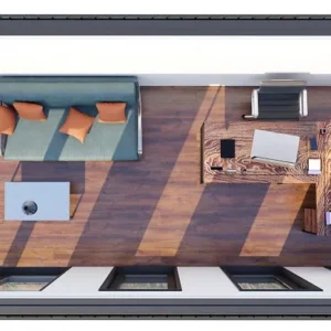 Bureau de jardin préfabriqué container Garden Office V1 / – Image 5
