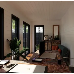 Bureau de jardin préfabriqué container Garden Office V1 / – Image 7