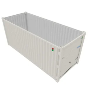 Container De Stockage De 20 Pieds Avec Ouverture « Porte Garage Sectionnelle » – Image 5