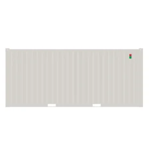 Container De Stockage De 20 Pieds Avec Ouverture « Porte Garage Sectionnelle » – Image 7