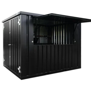 Container bar pliable 3 x 2 mètres noir RAL 9005 – Image 3