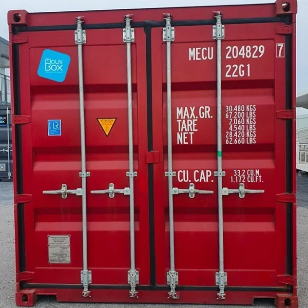 Container maritime 20′ DRY “ex” 1er voyage1