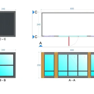 Conteneur 20' aménagé vitré – Image 7