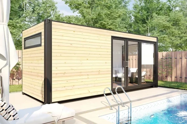 Conteneur d’expédition Sauna Cabin V61