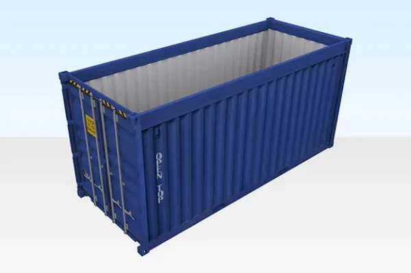 Conteneur maritime d’occasion de 20 pieds – open top (à toit ouvert)1