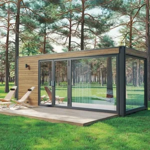 Tiny house intérieur container eco recyclé Bliss / 13,2M2